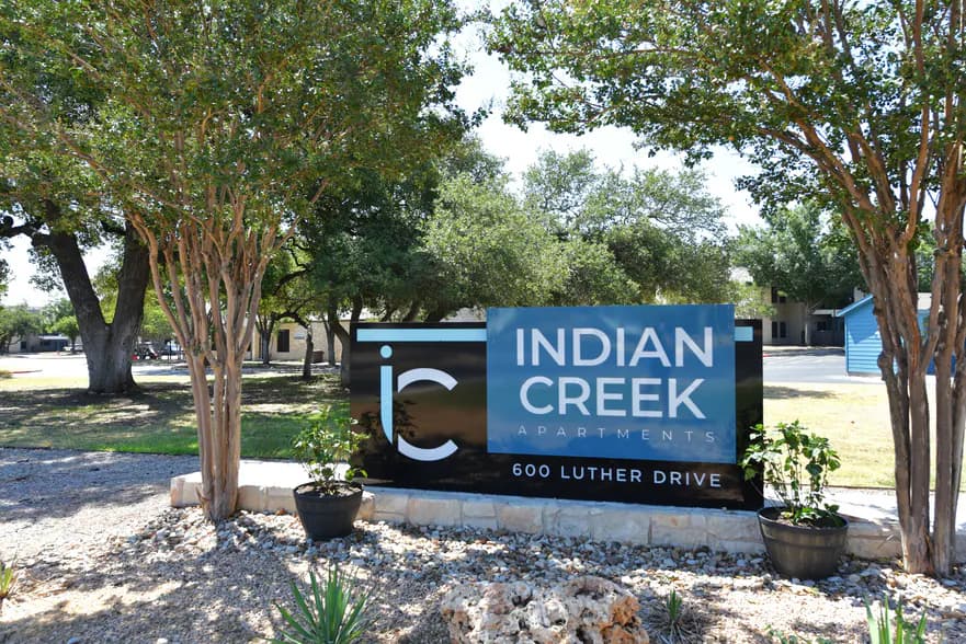 Indian Creek in Georgetown, Texas