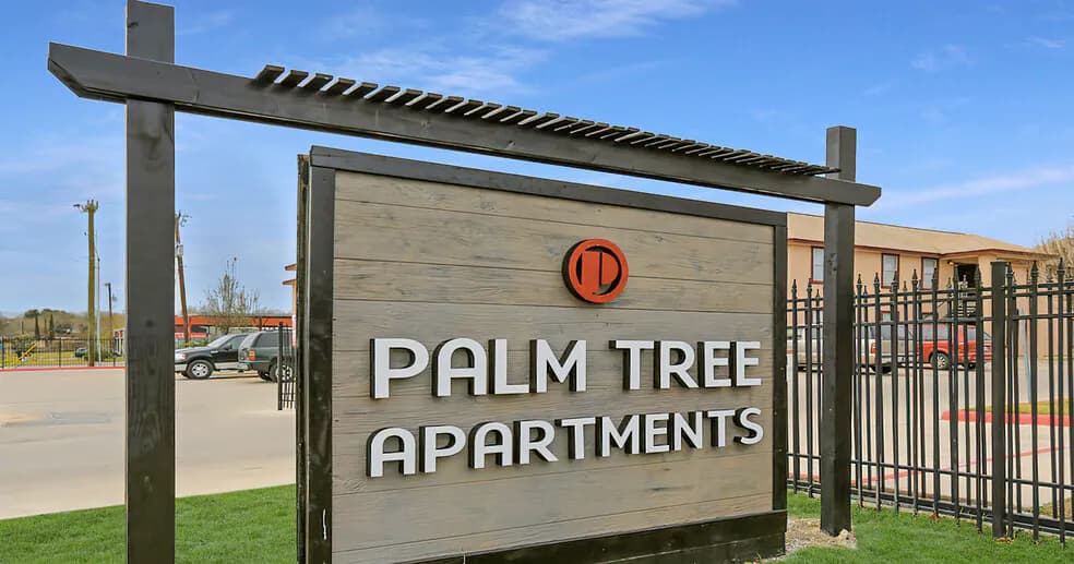 The Palm Tree Apartments in San Antonio, Texas